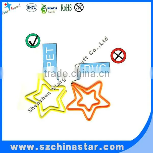 Beautiful shapes paper clip in square shape tin box