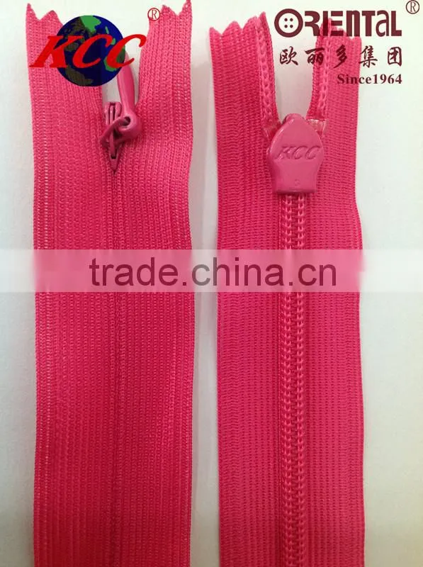 3# KCC invisible zipper/ dyeable tape