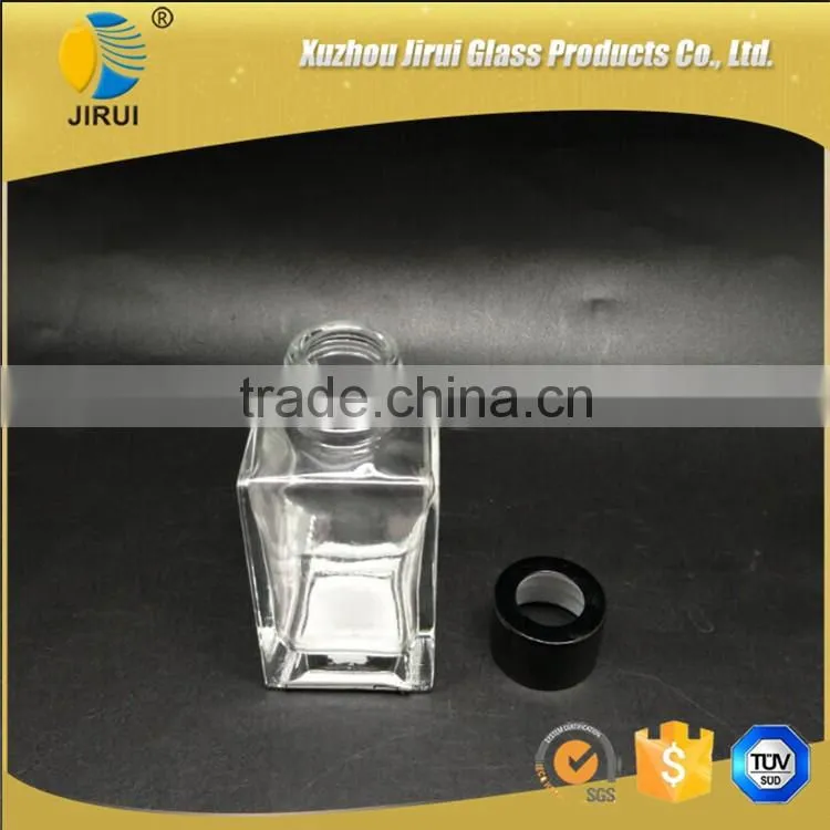 3oz 90ml clear square glass diffuser bottles