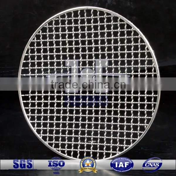 Barbecue Wire Mesh Round Shape Stainless Steel 304 316