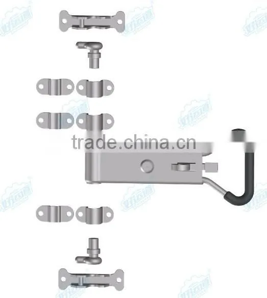616188 Truck gear lock,container stainless steel trailer door gear