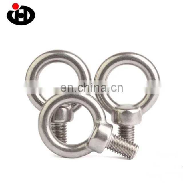 Hot jinghong stainless steel anchor size lifting ring bolt belt certified products for use on machines