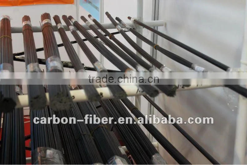 CFRP product 4mm black carbon fiber tube for kites