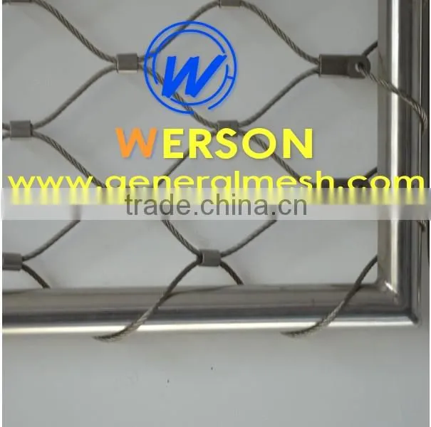 stainless steel webnet trellis for balustrade, Green Walls | generalmesh