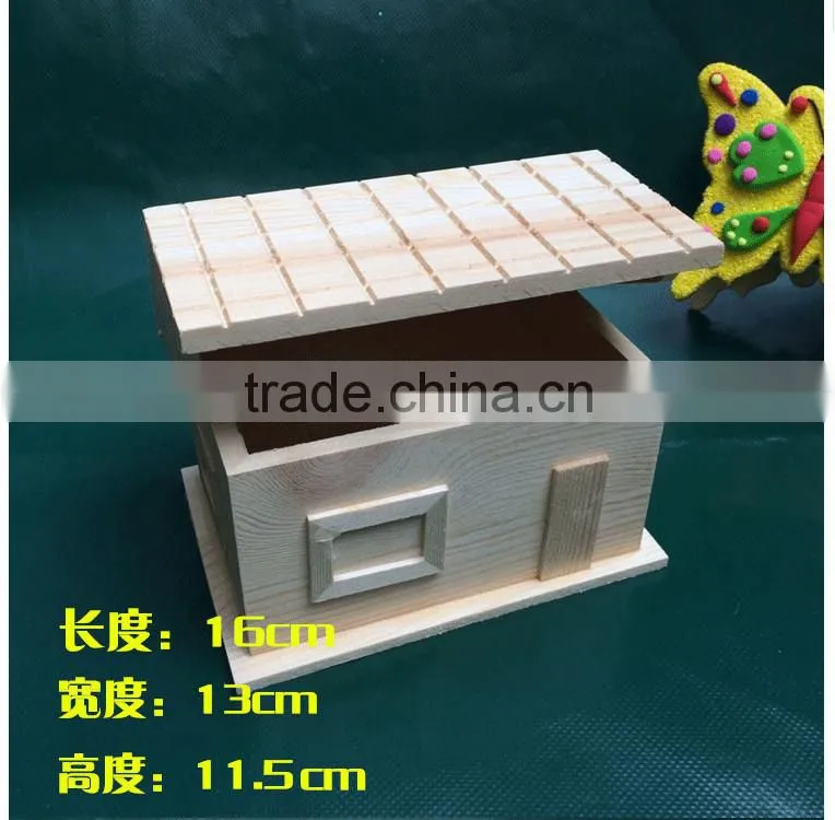 Factory price decorative gift packaging box,stylish christmas wood craft