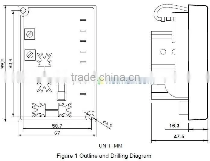 Generator Voltage Regulator AVC63-4