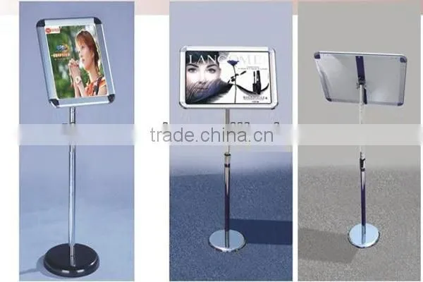 Aluminium alloy free-standing poster frame