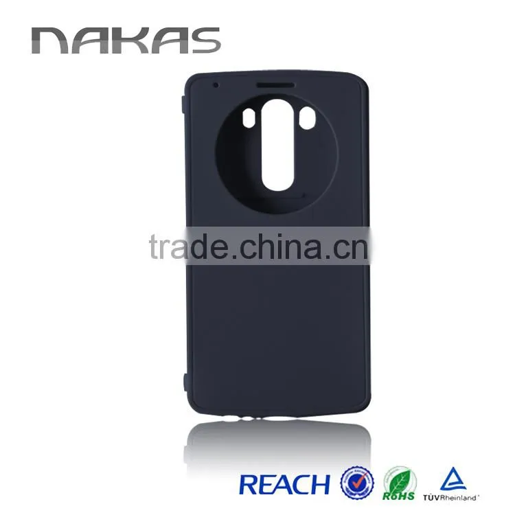 Wholesale cell phone accessories Soft TPU flip case cover for LG G3 400