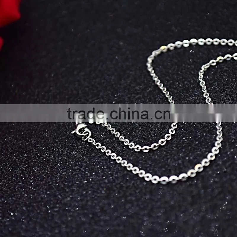 Fashion accessories stainless steel pendant silver stainless steel necklaces jewelry 2016