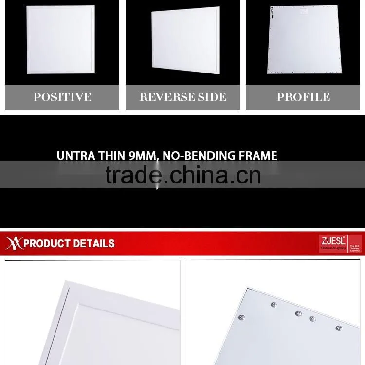 TUV CE&RoHS dimmable 45w 600x600 led panel light 3years warranty