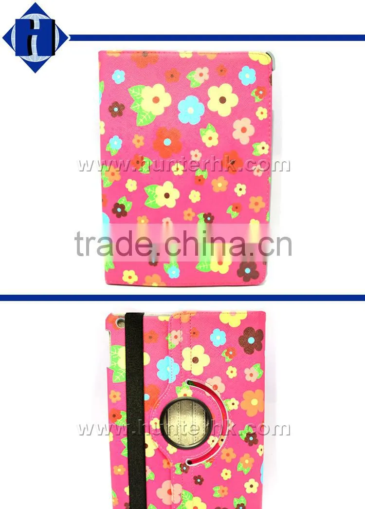 Floral Garden Rotating Tablet Case For iPad Air 2