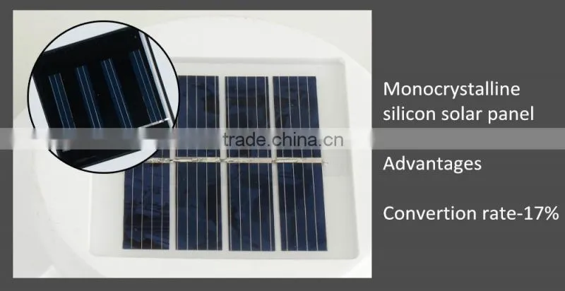Outdoor Solar Gutter Light with Mounting Bracket - Also for Shed Deck Patio - Solar Energy Power System Solar Gutter Light