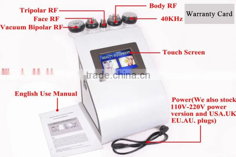 2016 Latest products in market RF 40k cavitation slimming body beauty machine