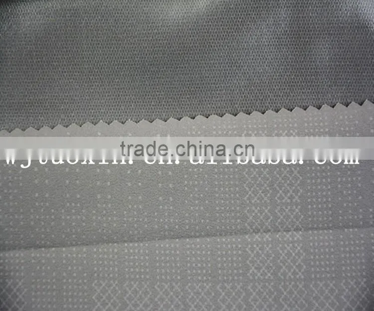 breathable embossed mechanical stretch bonded fabric with TPU