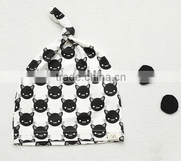 2016 European Style Tied Cap Fashion Baby Breathable Hat Newborn Kids Headwear
