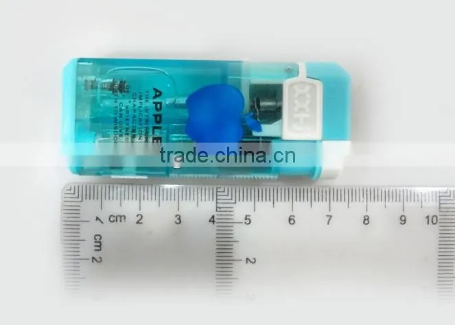 good quality automatic cap led lamp gas refillable windproof torch lighter