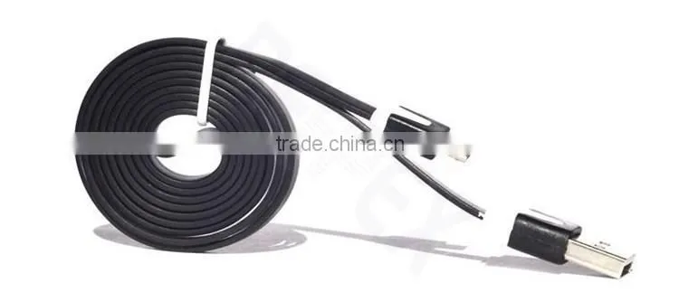 Best Quality Flat Noodle Mobile Micro Phone USB Charger Cable