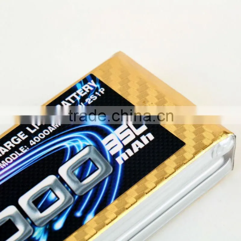 YKS 2S1P/6S1P 7.4V/22.2V 4000MAH 35C high quality LIPO battery