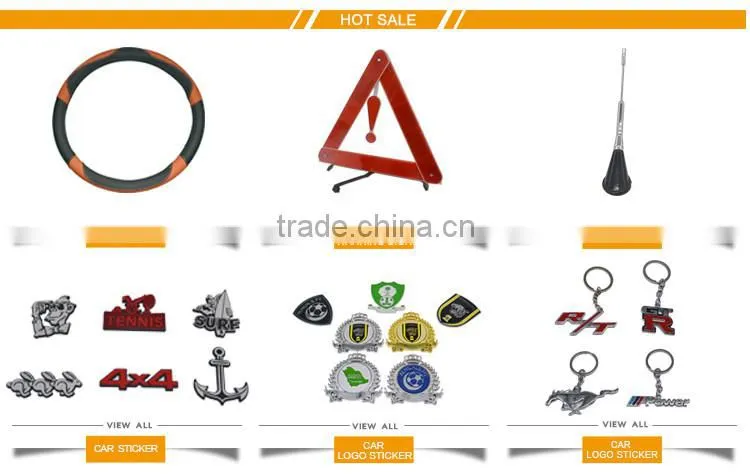 Car body decoration sticker safety sign reflector eagle shape emblem