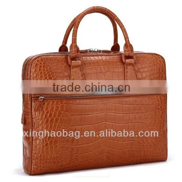 Big designer crocodile bag bali moroccan leather bag for man