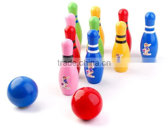 Children's educational toys,wooden Bowling game,sports toys for children