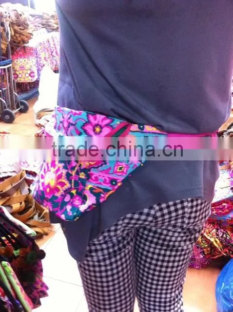 Best selling Print Neon Canvas belt bag
