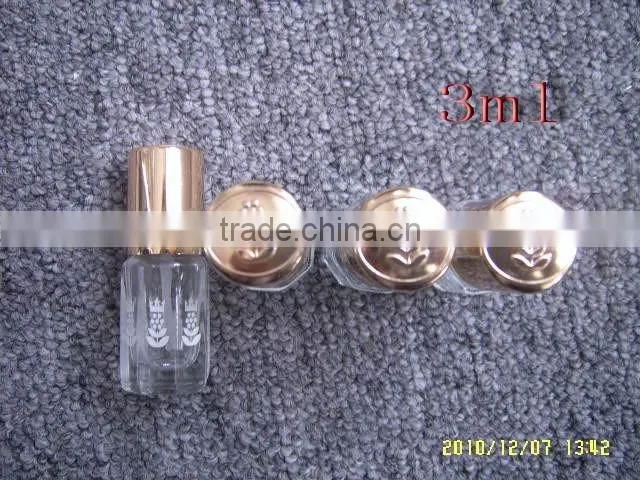 3ml glass perfume bottle with roll on, for perfume oil use alibaba supplier from china