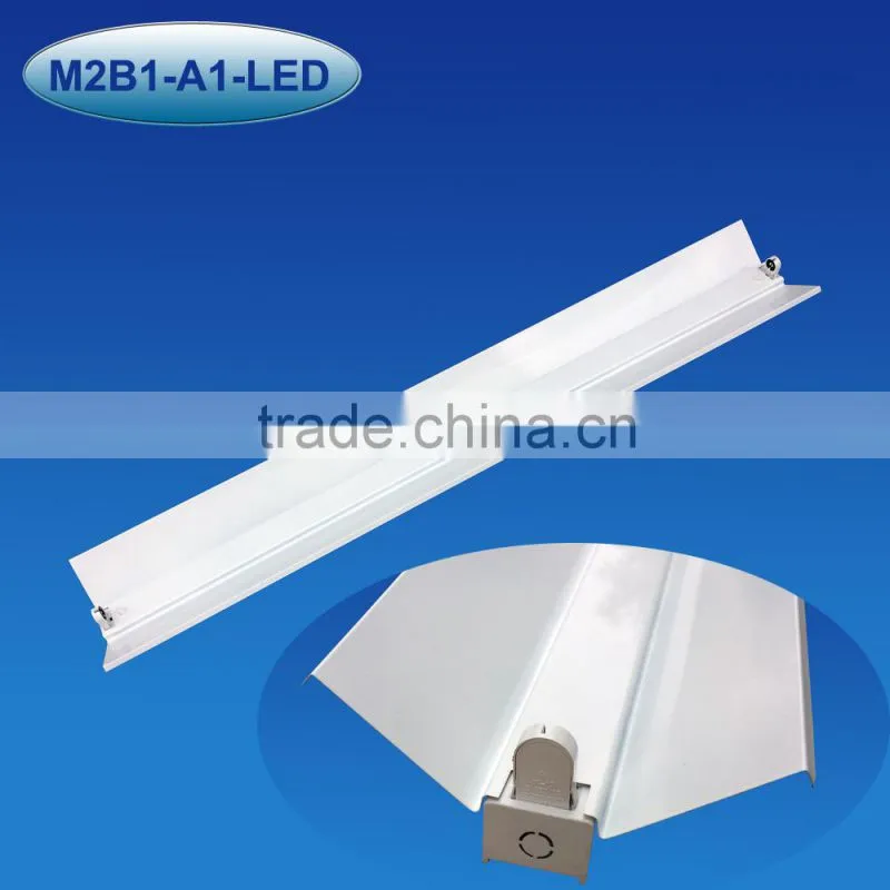 LED lamp fixture 2x1.5M, led 5ft double fixture with reflector