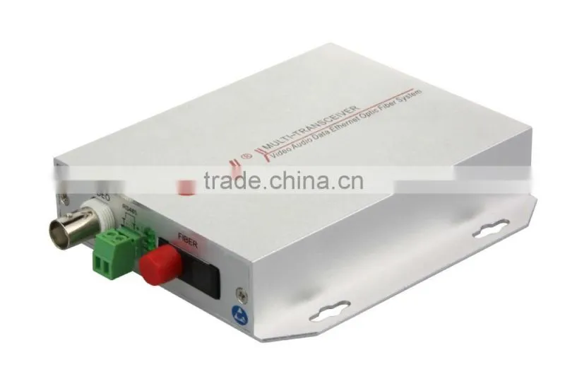 1 Channel Video Audio Optical transceiver with 1CH Video and 1CH Audio
