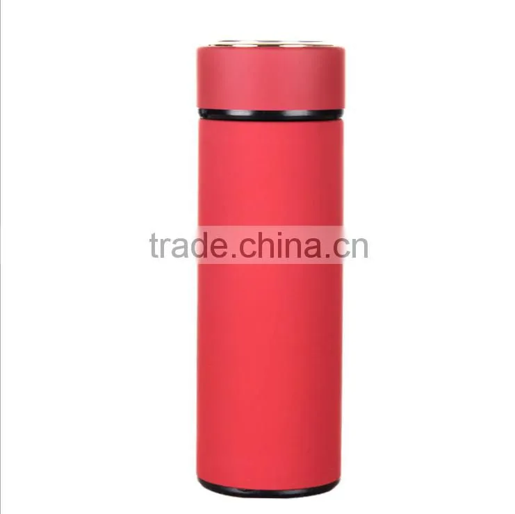 High quality 380ml logo free car business vacuum cup mug bottle