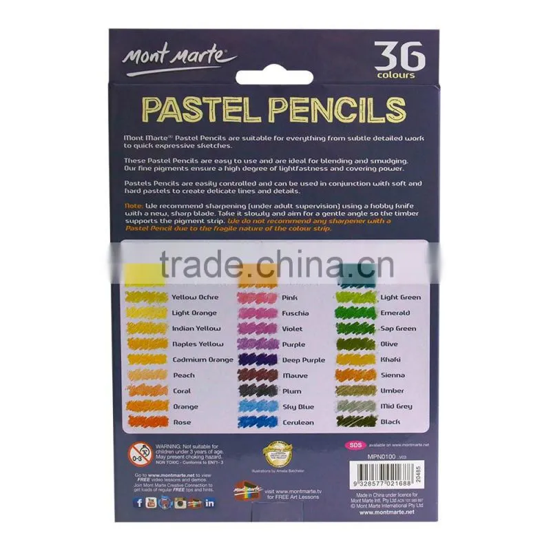Mont Marte Pastel Pencils 36 pce