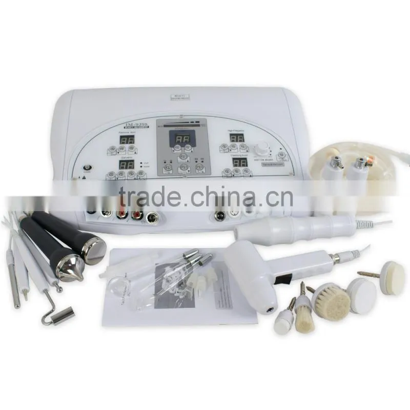 High Frequency Face Brush Spot Removal Ultrasonic RF Galvanic Beauty Machine