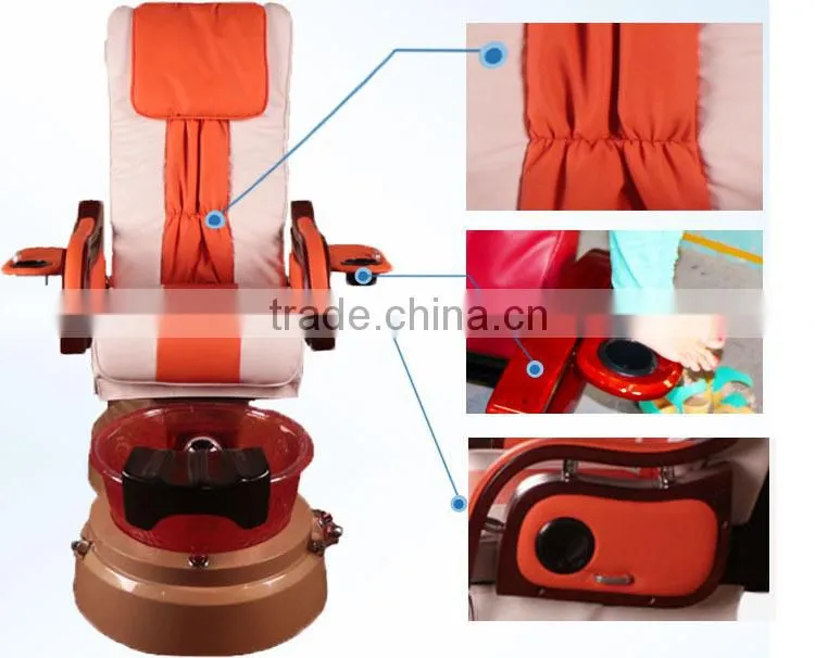 Fiberglass basin spa pedicure children hair salon equipment