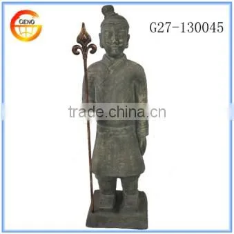 hot sale classical large garden statues of terracotta warriors garden decoration