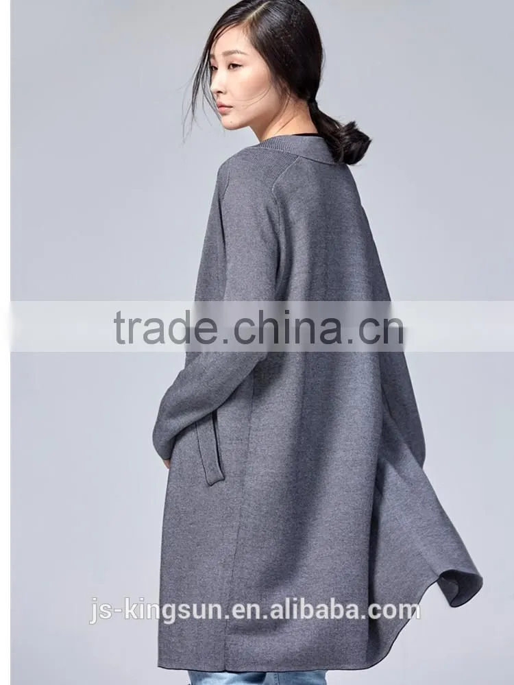Woman's long cotton cardigan