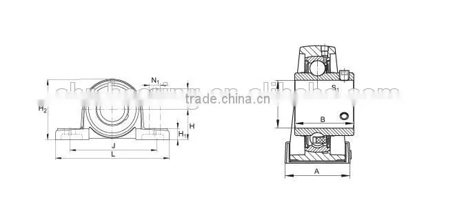 UCP series sell best housing bearing ucp212 pillow block bearings