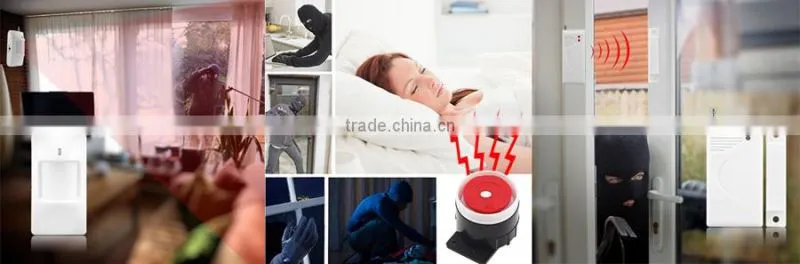 Wireless Flashing Indoor Flash Siren Strobe Siren for KERUI Alarm system Alarm Siren Burglar Siren