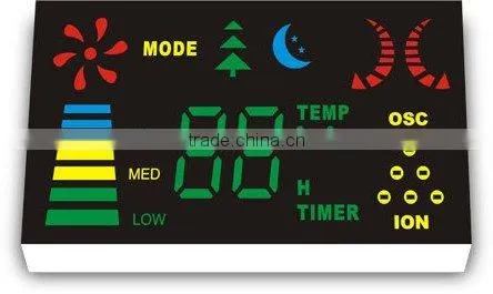Factory price 0.48inch 3 digits transparent led digital screen
