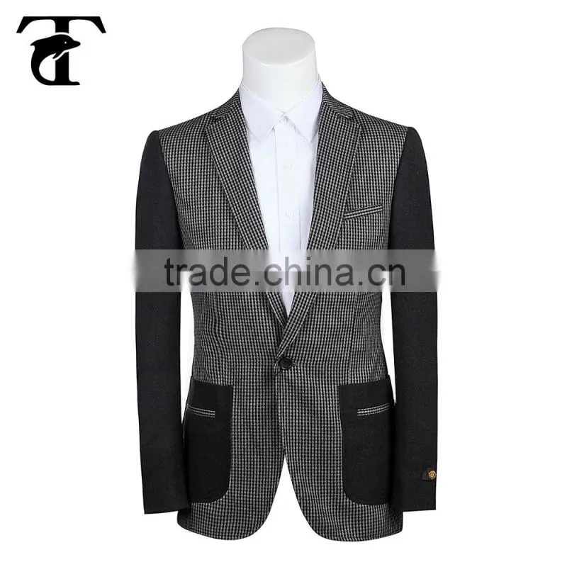 2015 new design men suit cheap mens clothing custom men blazer