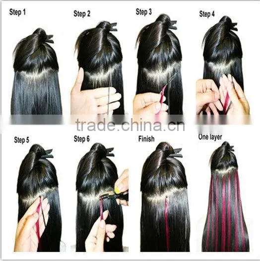 China Wholesale hair extensions cheap micro ring ombre micro loop ring hair extension
