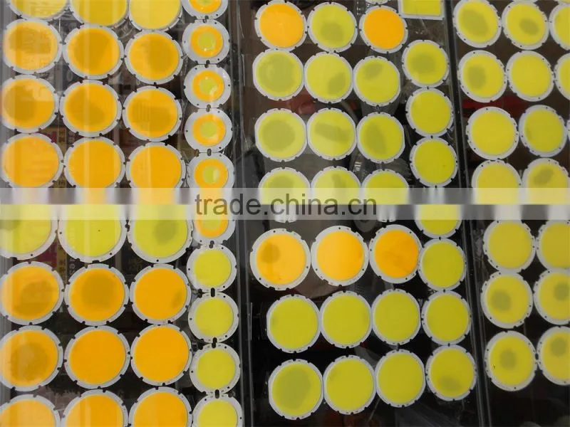 Epistar Bridgelux COB LED chip round high bright RA>85 high lumen 3W 5W 7W 9W 10W 12W 15W 18W 20W 30W