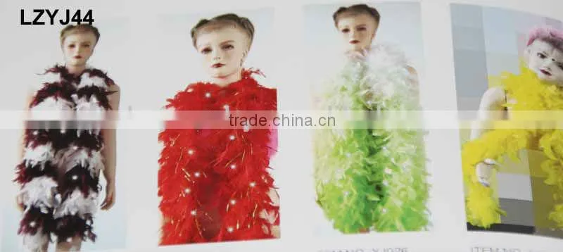 Fluffy turkey feather chandelle boa LZYJ02