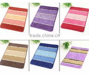 2pcs bath room mat sets