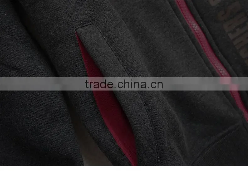 letter printing basic sweatshirt for 70% cotton 30% polyester hoodie