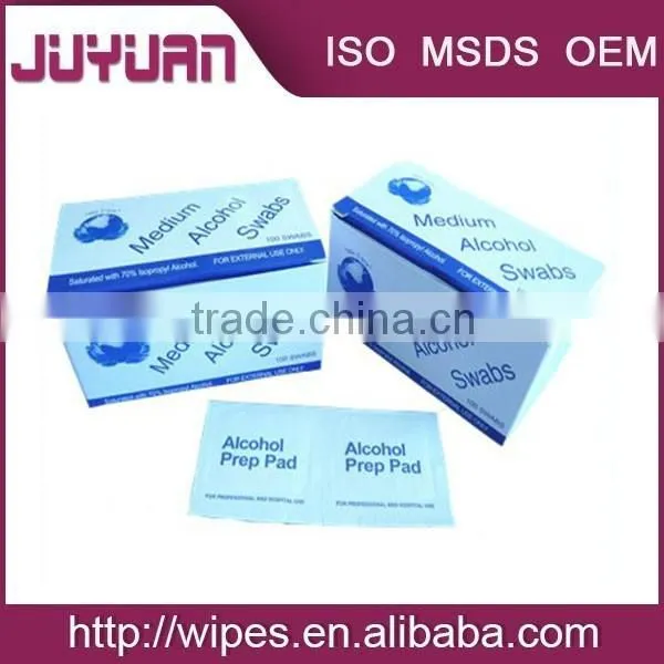70% isopropyl alcohol wipe,alcohol swab