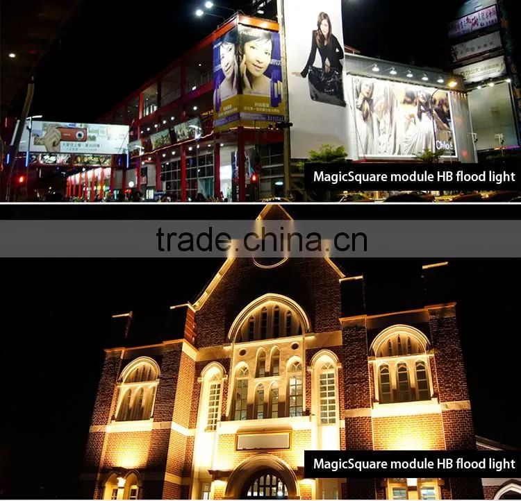 Worldwide Indoor and outdoor 100w lighting MagicSquare led flood light