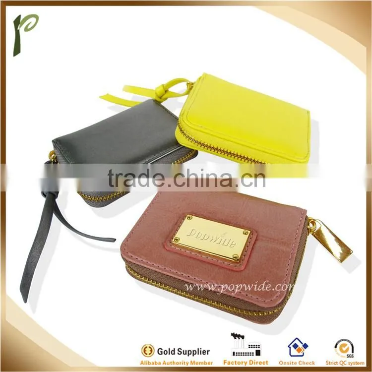 2014 Hot whole sale fashion factory price high quality elegance leather Ladies' Purse