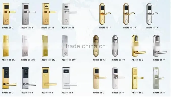 2015 new RFID door lock access control system fingerprint lock