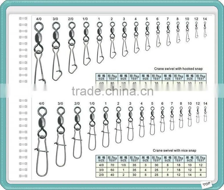 Chinese Fishing Tachke OEM Factory Fishing Swivel