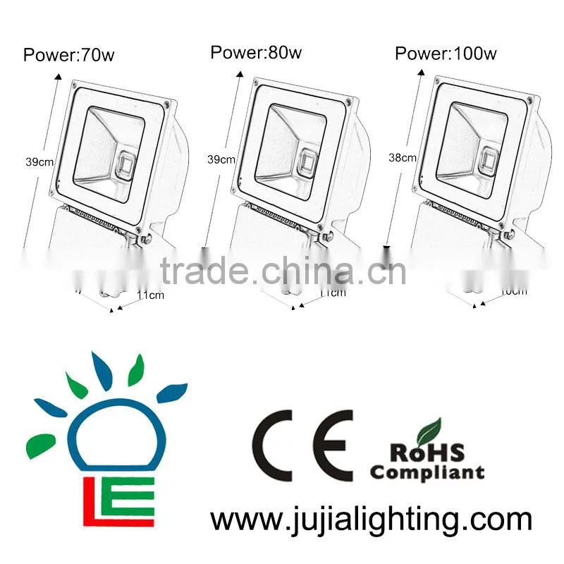 Outdoor waterproof IP65, high power light, 100w led flood light projectors